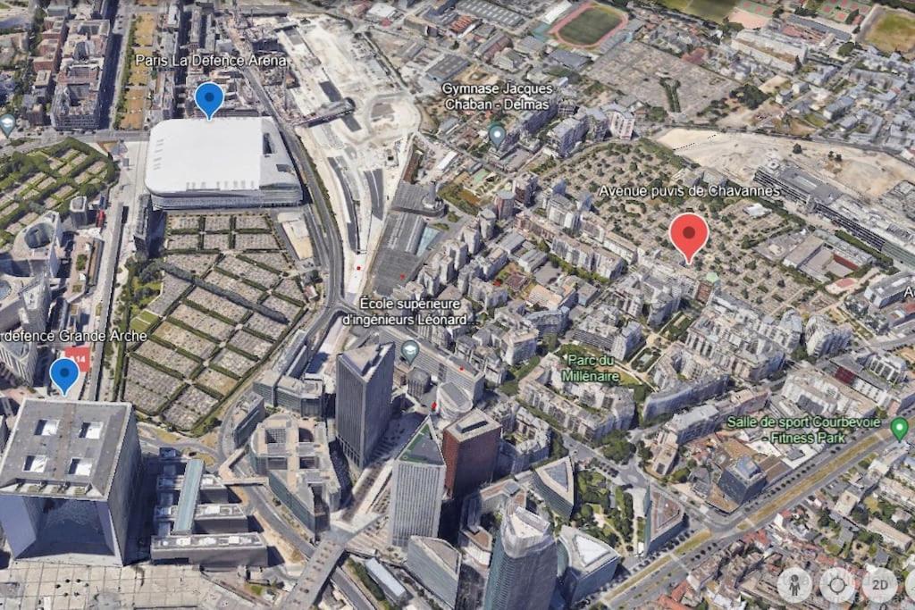 Cozy Haven Near Paris La Defense Grande Arche Apartment Courbevoie Exterior foto